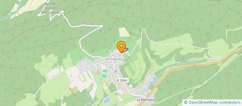 localisation de l'entreprise MADAME ADELINE MARCHAL  AMAGNEY