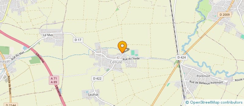 localisation de l'entreprise MADAME ADELINE MARCHAND  LE CHEIX