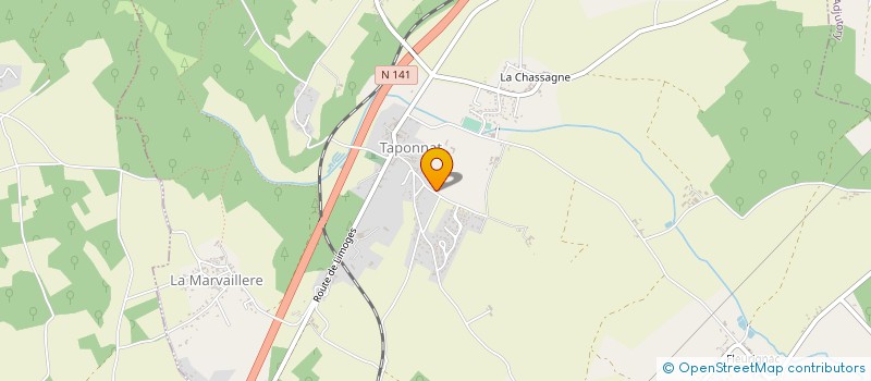 localisation de l'entreprise MADAME ADELINE MARCHASSON  TAPONNAT-FLEURIGNAC