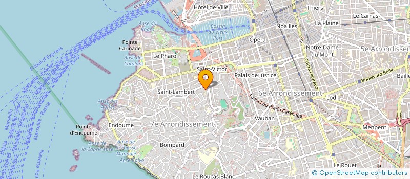 localisation de l'entreprise MADAME ADELINE-MARIE GAVEAU  MARSEILLE