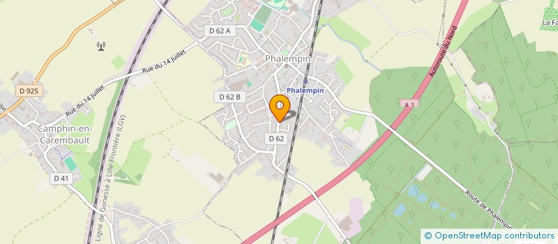 localisation de l'entreprise MADAME ADELINE MARQUANT  PHALEMPIN