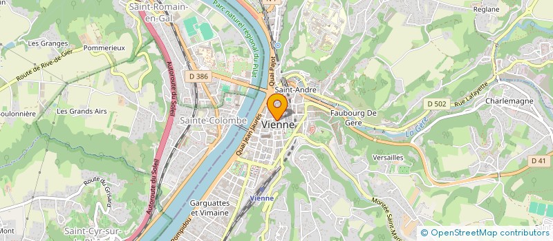 localisation de l'entreprise MADAME ADELINE MARQUES  VIENNE