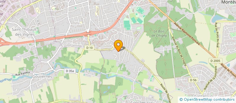 localisation de l'entreprise MADAME ADELINE MARTEL  CONCHES-SUR-GONDOIRE