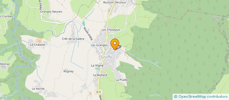 localisation de l'entreprise MADAME ADELINE MARTINET  GRUFFY