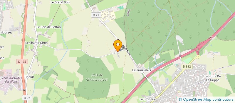 localisation de l'entreprise MADAME ADELINE MASSON  THORIGNE-FOUILLARD