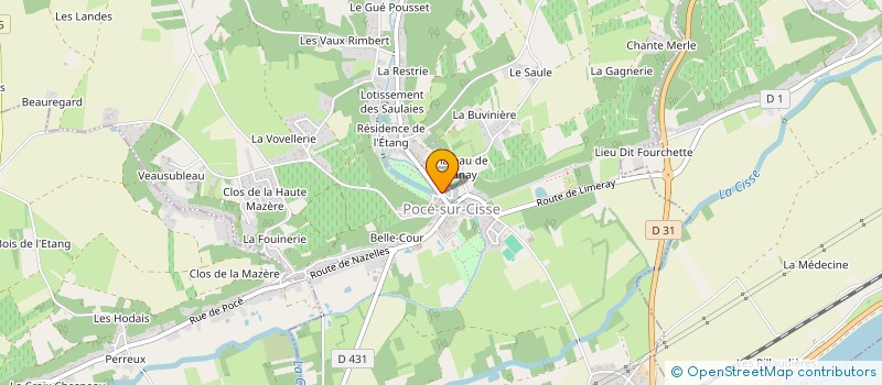 localisation de l'entreprise MADAME ADELINE MAUDUIT  POCE-SUR-CISSE