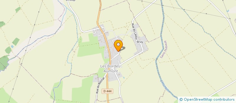 localisation de l'entreprise MADAME ADELINE MEFFERTE  LES BORDES-AUMONT