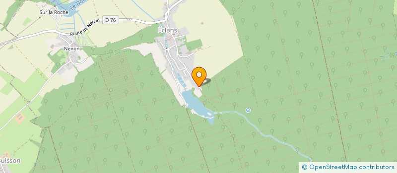 localisation de l'entreprise MADAME ADELINE MENETRIER  ECLANS-NENON