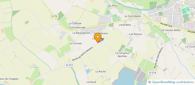 localisation de l'entreprise MADAME ADELINE MERCIER  LONGUE-JUMELLES