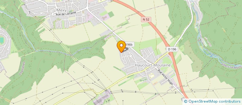 localisation de l'entreprise MADAME ADELINE MERINHO  HAUCOURT-MOULAINE