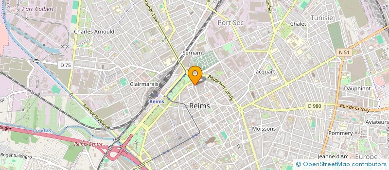 localisation de l'entreprise MADAME ADELINE METTEN  REIMS