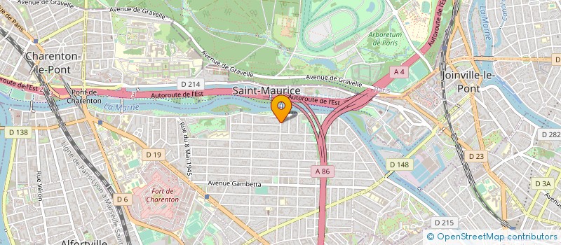 localisation de l'entreprise MADAME ADELINE MICHEL à MAISONS-ALFORT