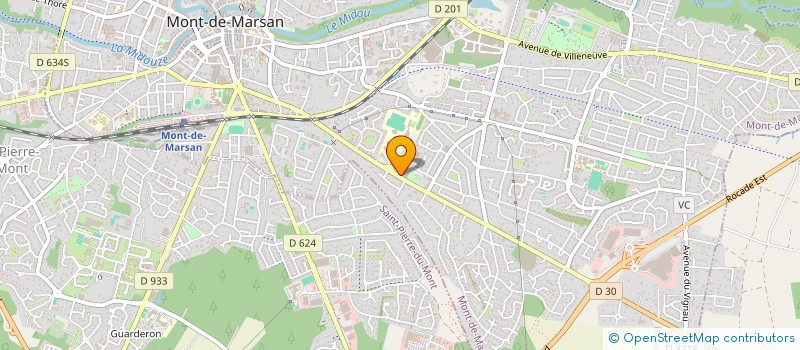 localisation de l'entreprise MADAME ADELINE MICHEL  MONT-DE-MARSAN