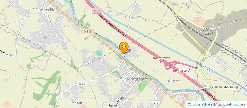 localisation de l'entreprise MADAME ADELINE MOCAER  MONTGISCARD