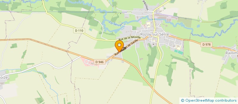 localisation de l'entreprise MADAME ADELINE MOINEUSE  ROZOY-SUR-SERRE