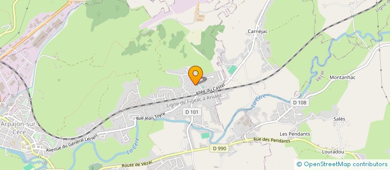 localisation de l'entreprise MADAME ADELINE MONNET  SAINT-JUST-SAINT-RAMBERT