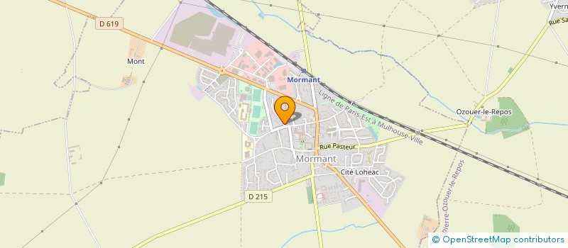 localisation de l'entreprise MADAME ADELINE MONTAGNE  MORMANT