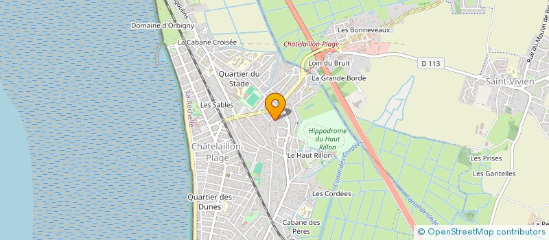 localisation de l'entreprise MADAME ADELINE MOREAU à CHATELAILLON-PLAGE