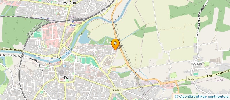 localisation de l'entreprise MADAME ADELINE MORER  DAX