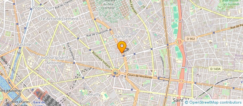 localisation de l'entreprise MADAME ADELINE MOUGIN  PARIS