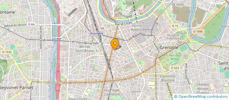 localisation de l'entreprise MADAME ADELINE MULONE  GRENOBLE