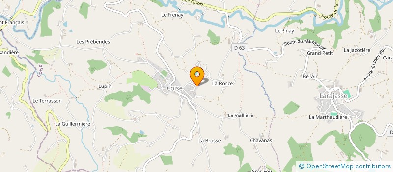 localisation de l'entreprise MADAME ADELINE MUNSCH  SAINT-SYMPHORIEN-SUR-COISE