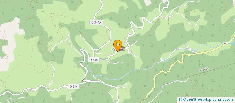 localisation de l'entreprise MADAME ADELINE MYALI  PRANLES