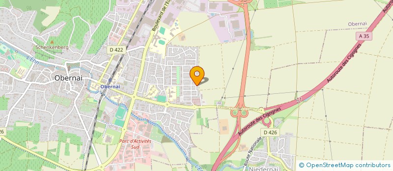 localisation de l'entreprise MADAME ADELINE NEMARD  OBERNAI