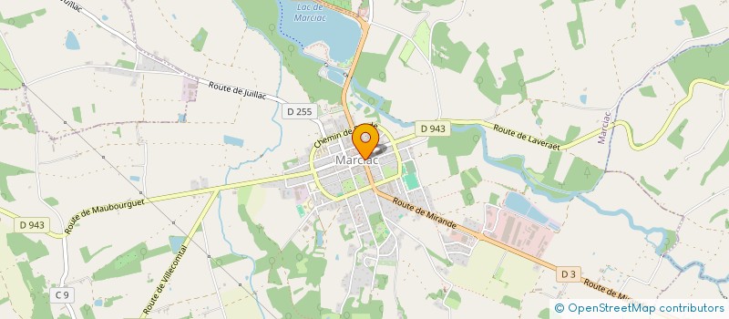 localisation de l'entreprise MADAME ADELINE NEYRAC  MARCIAC