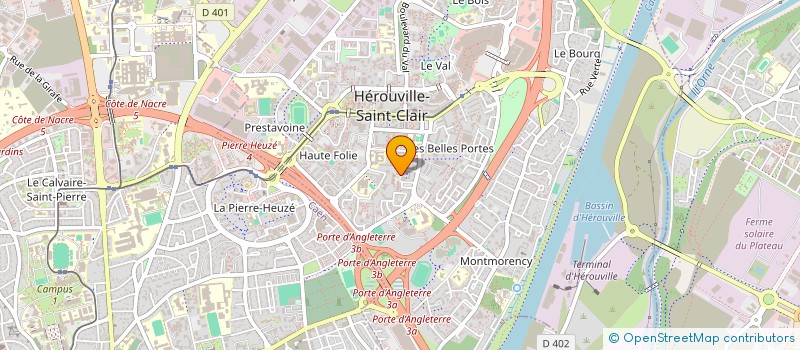 localisation de l'entreprise MADAME ADELINE NICOLLE à HEROUVILLE-SAINT-CLAIR