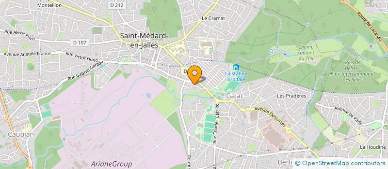 localisation de l'entreprise MADAME ADELINE NIGOU  SAINT-MEDARD-EN-JALLES