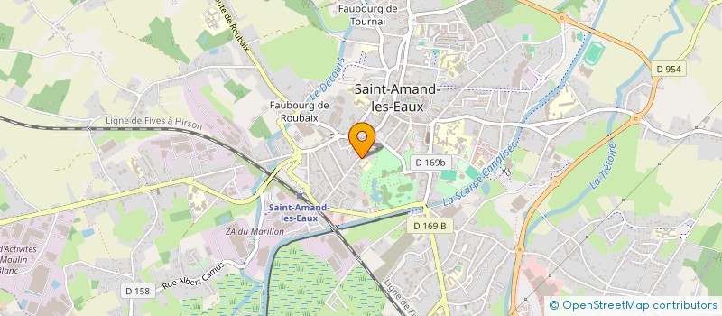 localisation de l'entreprise MADAME ADELINE NOTREDAME à SAINT-AMAND-LES-EAUX