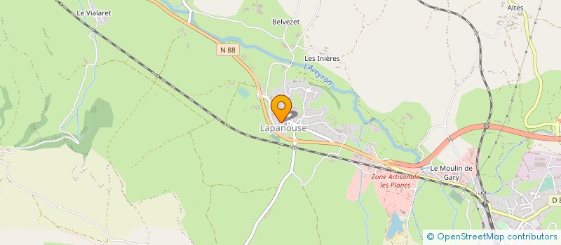 localisation de l'entreprise MADAME ADELINE OLIER à SEVERAC D'AVEYRON