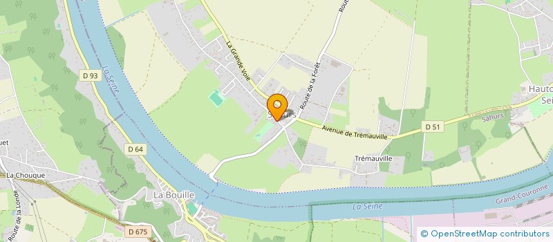 localisation de l'entreprise MADAME ADELINE OSSART  SAHURS