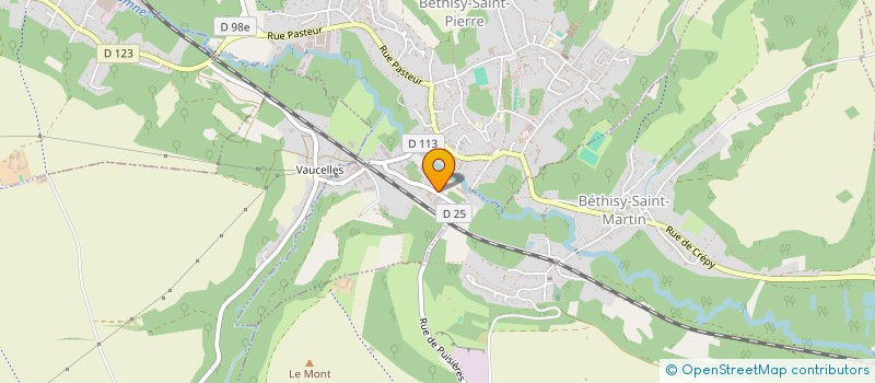 localisation de l'entreprise MADAME ADELINE PAILLIER  BETHISY-SAINT-PIERRE