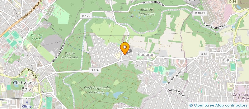 localisation de l'entreprise MADAME ADELINE PAQUET  COUBRON