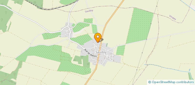 localisation de l'entreprise MADAME ADELINE PASSEMART  SAUDOY