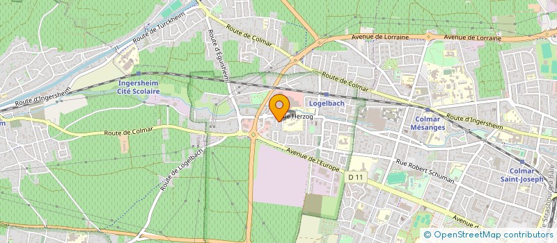 localisation de l'entreprise MADAME ADELINE PAWLAS  WINTZENHEIM