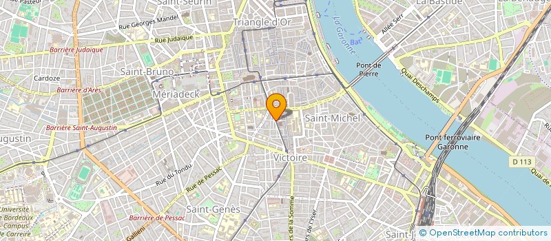 localisation de l'entreprise MADAME ADELINE PEDRIELLI  BORDEAUX