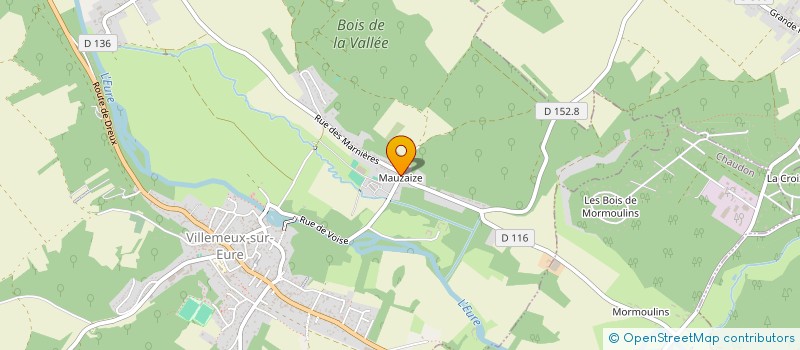 localisation de l'entreprise MADAME ADELINE PEYROT à VILLEMEUX-SUR-EURE