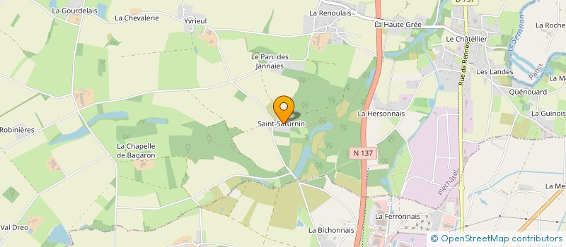 localisation de l'entreprise MADAME ADELINE PHILIPPE  PLECHATEL