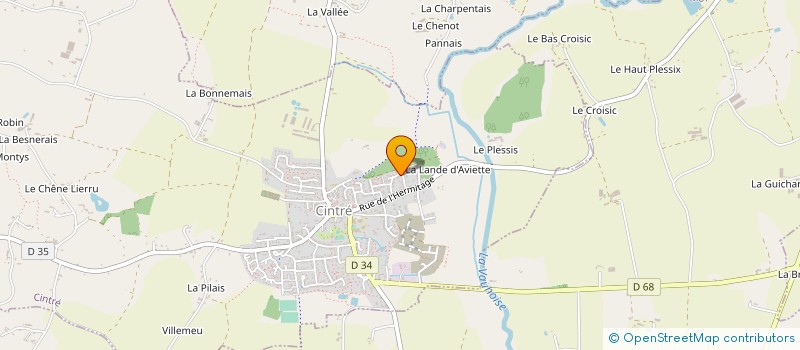 localisation de l'entreprise MADAME ADELINE PHILIPPOT à CINTRE