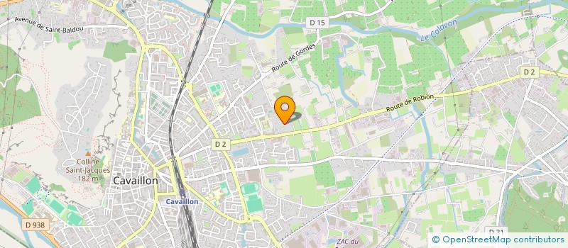 localisation de l'entreprise MADAME ADELINE PICHON  CAVAILLON