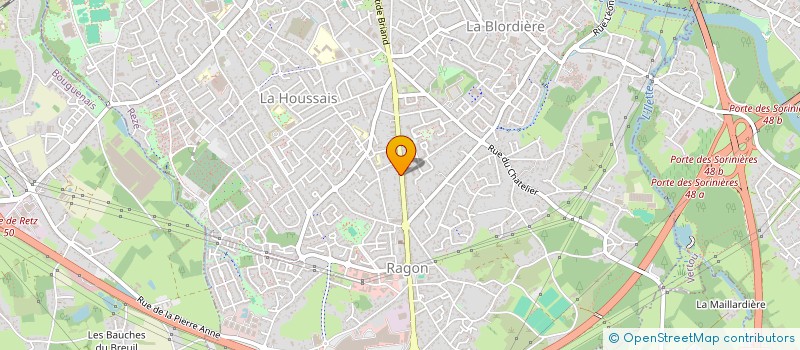 localisation de l'entreprise MADAME ADELINE PICOT  REZE