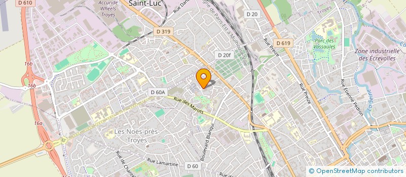 localisation de l'entreprise MADAME ADELINE PIERRAT  TROYES