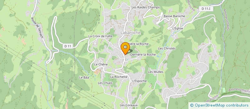 localisation de l'entreprise MADAME ADELINE PIERREVELCIN  LABAROCHE