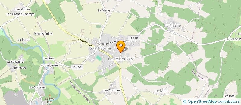 localisation de l'entreprise MADAME ADELINE PIERROT à SAINT-SORNIN