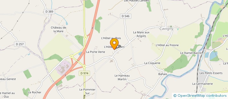 localisation de l'entreprise MADAME ADELINE PILON  PONT-HEBERT