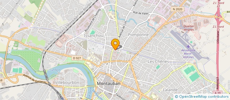 localisation de l'entreprise MADAME ADELINE POIX  MONTAUBAN