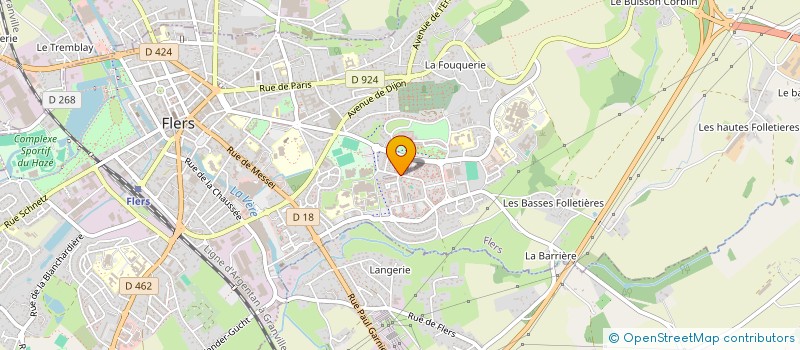 localisation de l'entreprise MADAME ADELINE POLFLIET à FLERS